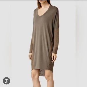 allsaints hale dress size small